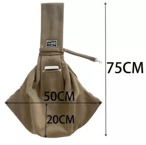 Pet Outing Carrier Bag - Bavlněná messenger taška pro domácí zvířata, černá TopTechnology Pet Outing Carrier Bag - Bavlněná messenger taška pro domácí zvířata, černá TopTechnology