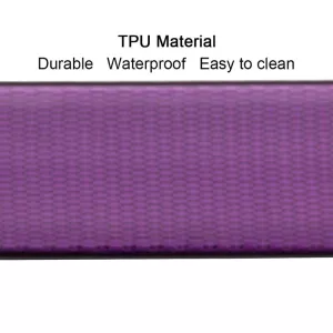 TPU materiál vodítko pro psy s teleskopickým tažením, velikost S, délka: 120 cm, obvod krku: 40 cm (černé) TopTechnology