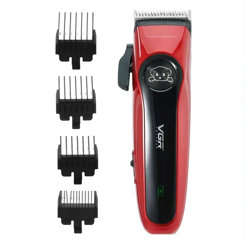 VGR V-202 Elektrický stříhací strojek pro domácí zvířata (Červený) TopTechnology