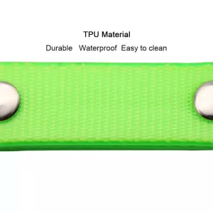 Vodítko pro psy TPU 2 v 1 bez zamotání, Délka: 25 cm (Červené) TopTechnology