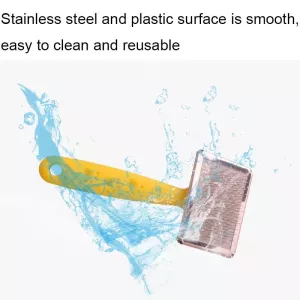 BG-W1347 Hřeben na odstranění chlupů pro domácí zvířata - S, dodání náhodné barvy TopTechnology