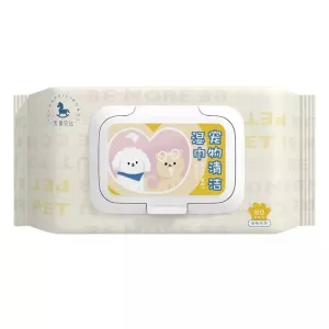 Čisticí vlhké ubrousky pro kočky a psy 80ks x 1