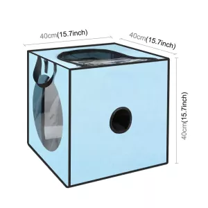 FUNADD Koupací sušicí box pro domácí mazlíčky - skládací sušička (modrá) TopTechnology