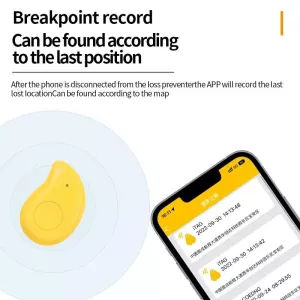 Mini GPS tracker pro domácí mazlíčky s baterií, voděodolný Bluetooth, sledovač klíčů a peněženky (Bílý) TopTechnology
