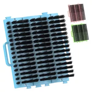 Velký automatický škrabák a masážní pomůcka pro kočky a psy (náhodná barva) TopTechnology