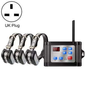 Bezdrátový elektronický plot pro domácí mazlíčky s reflexním obojkem (UK Plug)