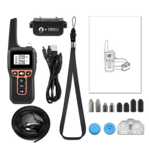 PaiPaitek PD529 Dálkové Ovládání pro Výcvik Psů - Hlasové Ovládání, Anti-Barking Zařízení (Oranžové) TopTechnology