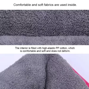 Teplá a pohodlná psí podložka Candy Color, velikost L, 66×50×14cm (Fialová) TopTechnology