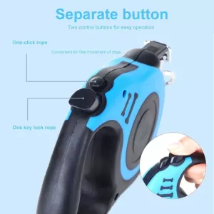 Automatické zatahovací vodítko pro psy 5m (Žluté) - ideální pro malé a střední psy TopTechnology