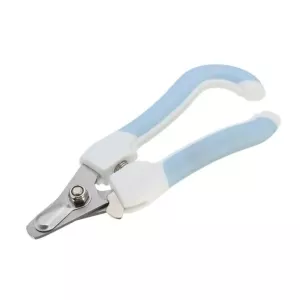 Dvoučlánkový zastřihovač nehtů pro domácí zvířata z nerezové oceli, velikost S (Růžová) TopTechnology