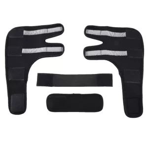 Ochranný kryt na nohu pro psy po operaci a úraze, velikost M (Anti-glory model, černý) TopTechnology