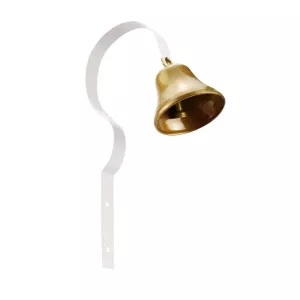 Retro Vánoční Zvonková Kovová Nástěnná Zvonkohra pro Trénink Psů (Bílá) TopTechnology