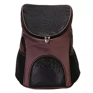 Skládací nylonový batoh pro domácí zvířata, 45 x 36 x 31 cm (Hnědý) TopTechnology