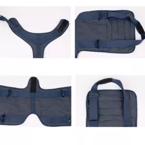 Vodítko pro seniory a hrudní popruh pro psy, velikost XS (tmavě modré) TopTechnology