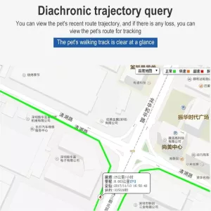 Z8-A Mini GPS sledovací zařízení pro domácí zvířata (černé) TopTechnology