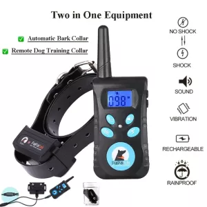 Automatický obojek proti štěkání pro psy s elektrickým šokem TopTechnology