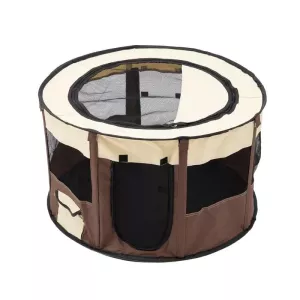 Chata pro psy a kočky - Extra velká 55x110cm (Hnědá) TopTechnology