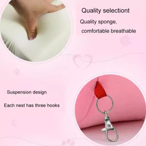 Flanelový cylindrický pelíšek pro malé domácí mazlíčky M - Růžový TopTechnology