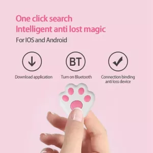 HYC09 Mini Pet Smart Wear GPS Bluetooth Locator Tracker (Modrý) TopTechnology