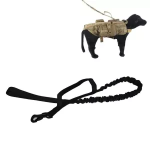 ZY035 Outdoor Pet Leash - Nastavitelný vodítko pro psy (černé)