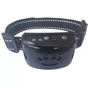 Dobíjecí vodotěsný inteligentní identifikační automatický zámek proti štěkání (jasně černý) TopTechnology