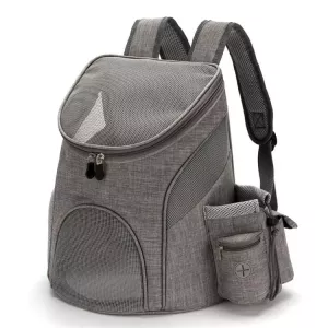 Go Out Přenosný Skládací Batoh pro Domácí Zvířata, Velikost L (Šedý) TopTechnology