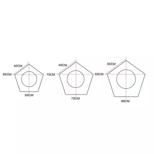 Pohodlný psí pelíšek s pláštěním - Velikost L 50cm (Bílý) TopTechnology