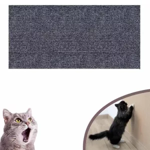 Samolepící kočičí škrabadlo 40 x 100 cm - DIY škrabací rohož (tmavě šedá)