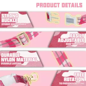 Silikonový obal na AirTag pro střední obojek pro psy, černý, reflexní, nylonový