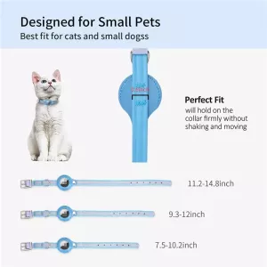 Ochranný obal na tracker Airtag pro PET PU obojek, velikost S (černý)