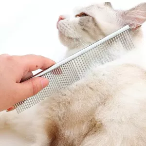 Pet Beauty Comb - Hřeben pro domácí mazlíčky s dvojitou hustotou | 19 cm
