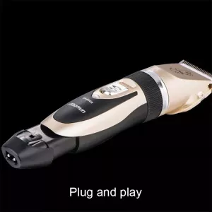 P2 110-240V Profesionální elektrické nůžky na srst pro domácí zvířata s čtyřmi hřebeny