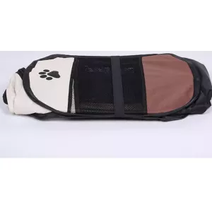 Vodotěsný psi stan s oxfordskou tkaninou - S, 73 x 73 x 43 cm (hnědý)