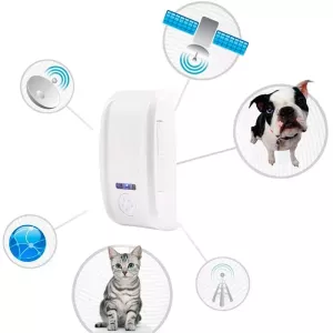 KH-909 Univerzální voděodolný GPS tracker pro domácí mazlíčky, děti a seniory (Bílý + Černý)