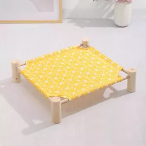 Pet Bed 47x52cm - Čtyři Roční Období - Odnímatelný a Pratelný Pelíšek pro Zvířata
