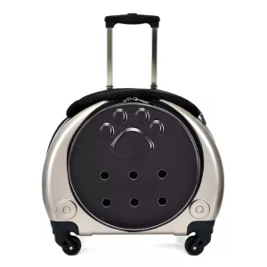Přenosná taška pro domácí zvířata Pet Trolley Case Got Out (Zlatá)