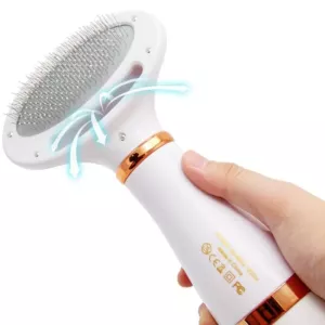 Sušička srsti pro kočky a psy - elektrický hřeben (zelený, US konektor)