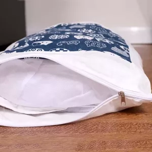 Uzavřený odnímatelný a pratelný spací pytel pro kočky a psy, velikost M (námořnická modř)