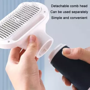 3v1 600W elektrický hřeben pro odstranění chlupů pro domácí zvířata (žlutý)