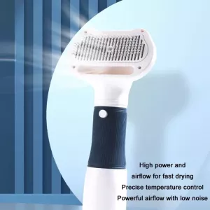 3v1 600W Elektrický hřeben pro odstranění chlupů pro domácí zvířata, EU zástrčka 220V (Žlutá)