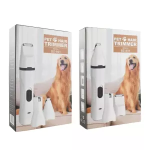 Pet USB Elektrický Stříhací Strojek pro Psy - Úprava Vlny a Broušení Nehtů