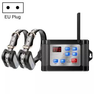 Bezdrátový elektronický plot pro psy s nočním reflexním obojkem, EU zásuvka