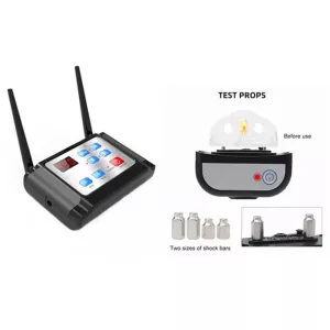 Outdoor Wireless Electronic Pet Fence Noční Reflexní Obojek, Specifikace: Jeden pro Dva (EU Zástrčka)