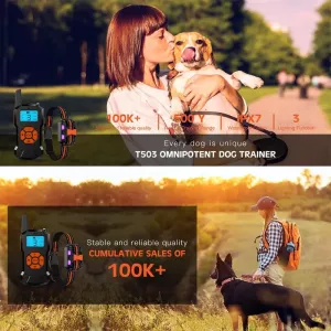 Elektronické zařízení pro výcvik psů - dálkové ovládání s elektrickým impulsem pro jednoho psa