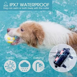 Smart Elektronické Ovládací Zařízení pro Výcvik Psů - Vodotěsný Bark Stopper pro Dva Psy (Červená)