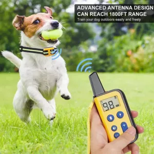 800m Bezdrátový trenér pro psy - elektrický obojek s vibrací a funkcí Stop Barker