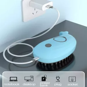 Pet Spray Steamy Brush pro kočky a psy (Velryba Růžová)