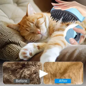 Pet Spray Steamy Brush pro kočky a psy (Velryba Růžová)