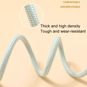 Vodítko pro psy 1.5m x 0.6cm s bezpečnostní sponou (Červená/Bílá)