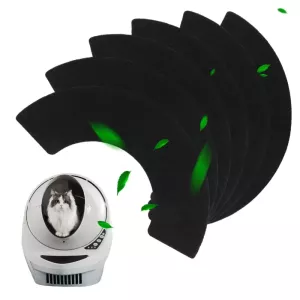 6ks/Pack Uhlíkový filtr pro náhradní díly Litter-Robot 4
